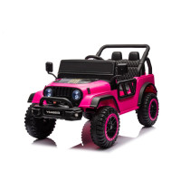 24V Kids Ride-On Car Pink – Dual Motor, 3-Gear Automatic, With RC