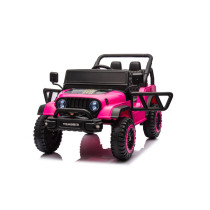 24V Kids Ride-On Car Pink – Dual Motor, 3-Gear Automatic, With RC