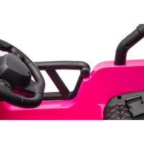 24V Kids Ride-On Car Pink – Dual Motor, 3-Gear Automatic, With RC