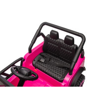 24V Kids Ride-On Car Pink – Dual Motor, 3-Gear Automatic, With RC