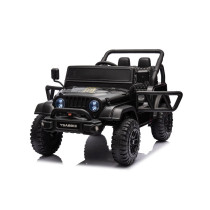 24V Kids Ride-On Car Black – Dual Motor, 3-Gear Automatic, With RC