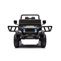 24V Kids Ride-On Car Black – Dual Motor, 3-Gear Automatic, With RC