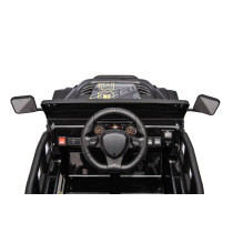 24V Kids Ride-On Car Black – Dual Motor, 3-Gear Automatic, With RC