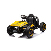 Orange 24V Off-Road Buggy Powerful Battery-Powered Ride-On Car for Kids