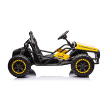 Orange 24V Off-Road Buggy Powerful Battery-Powered Ride-On Car for Kids