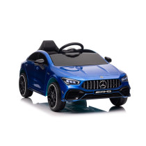 Mercedes CLA 45s AMG 12V Ride-On Car Blue 4x4 Vehicle with RC & Features