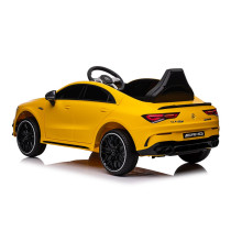 Mercedes CLA 45s AMG 12V Ride-On Car Yellow 4x4 Vehicle with RC