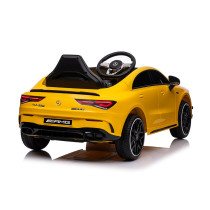 Mercedes CLA 45s AMG 12V Ride-On Car Yellow 4x4 Vehicle with RC