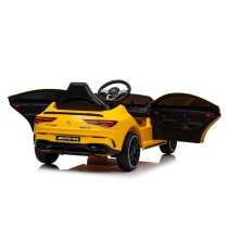 Mercedes CLA 45s AMG 12V Ride-On Car Yellow 4x4 Vehicle with RC