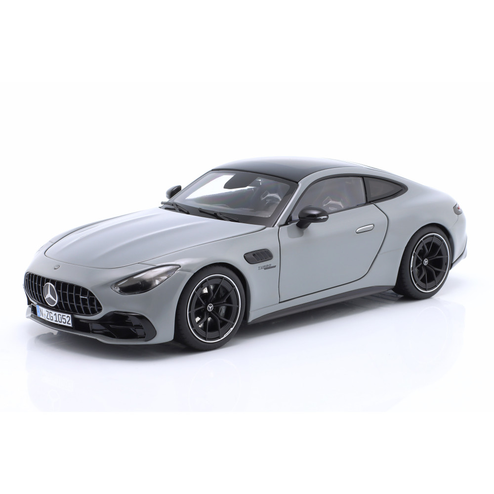 1052/59 1/18 MERCEDES BENZ AMG GT43 (C192) 2024 GREY BLACK