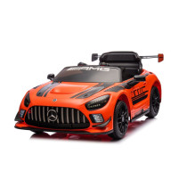 Mercedes AMG GT3 12V Ride-On Car Orange Luxury Kids’ Electric Vehicle with RC