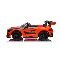 Mercedes AMG GT3 12V Ride-On Car Orange Luxury Kids’ Electric Vehicle with RC