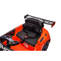 Mercedes AMG GT3 12V Ride-On Car Orange Luxury Kids’ Electric Vehicle with RC