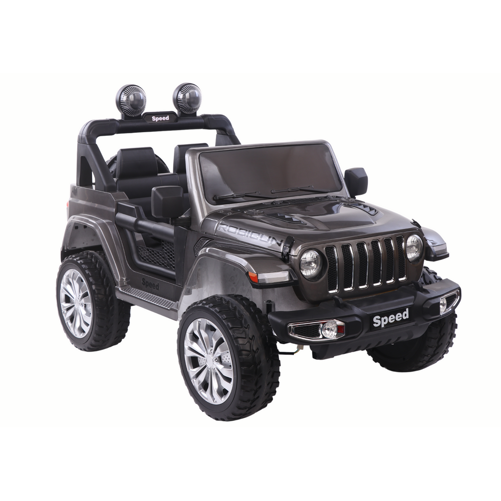 Battery Vehicle Silver Painted 4x4 – Stylish & Powerful Ride-On Car