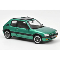 184847 1/18 PEUGEOT 205 1.9 GTi GRIFFE WITH WINDOWROOF 1991 GREEN