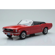 182810 1/18 FORD USA MUSTANG COVERTIBLE 1966 RED