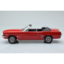 182810 1/18 FORD USA MUSTANG COVERTIBLE 1966 RED