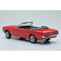 182810 1/18 FORD USA MUSTANG COVERTIBLE 1966 RED