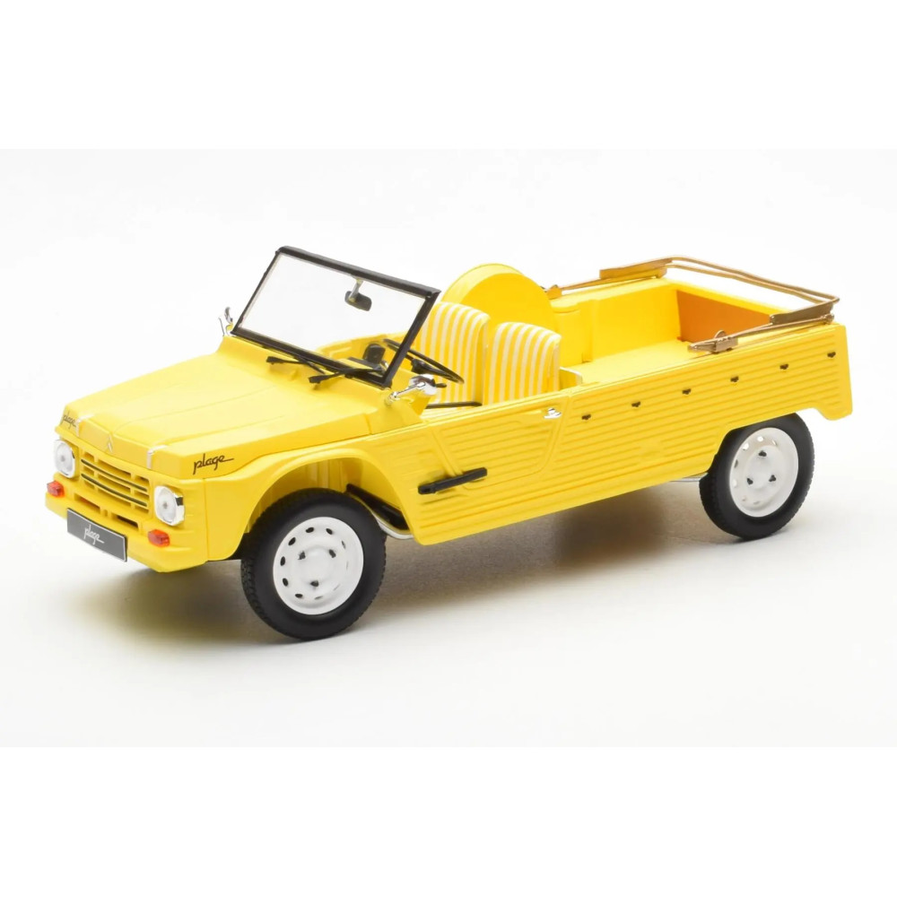 New NOREV CITROEN MEHARI PLAGE 1983 1:18 Model Car YELLOW 181801