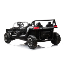 Battery Car Buggy 4x4 24V White – Ultimate Off-Road Adventure!