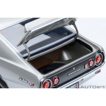 77466 1/18 NISSAN SKYLINE 2000 GT-R (KPGC110) COUPE 1973 SILVER