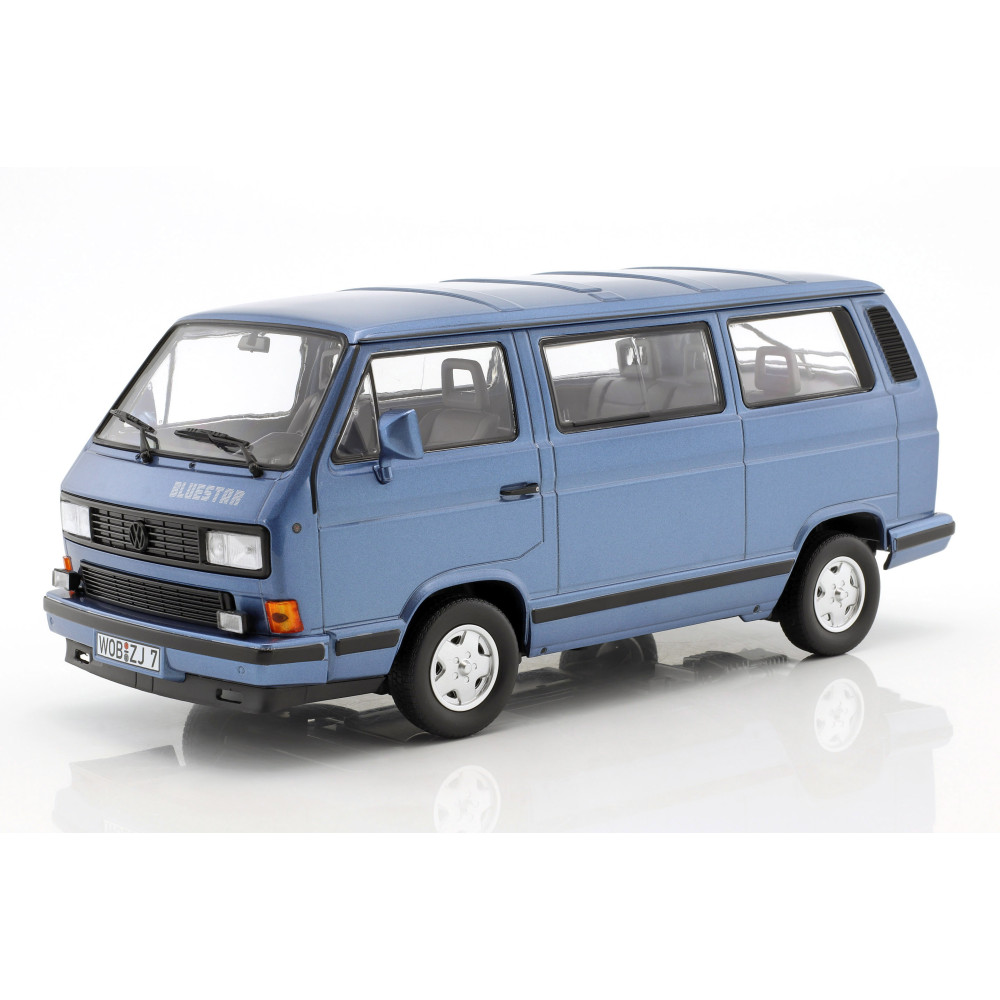 188540 1/18 VOLKSWAGEN T3 MULTIVAN MINIBUS BLUE STAR 1992 BLUE