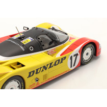 187413 1/18 PORSCHE 962C AG N17 2nd 24h 1988 RED YELLOW WHITE