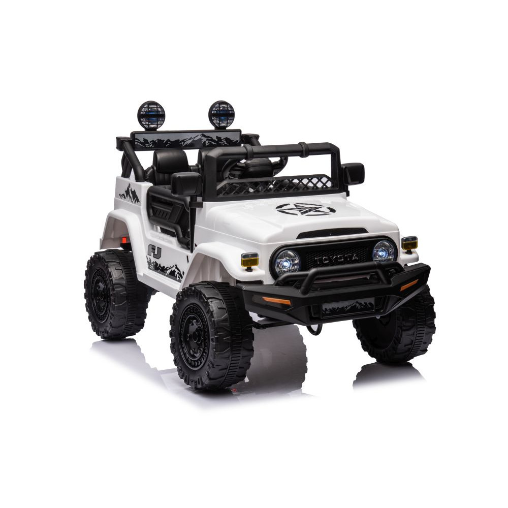 Battery Car Toyota FJ White 4x4 – Off-Road Fun for Kids!
