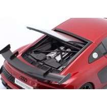 New NZG AUDI R8 COUPE GT 2019 1:18 Model Car Red VAKF-0356