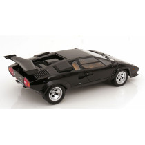 New KK-SCALE LAMBORGHINI COUNTACH LP 5000S 85 1:12 Model Car BLACK KKDC120143