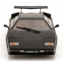 New KK-SCALE LAMBORGHINI COUNTACH LP 5000S 85 1:12 Model Car BLACK KKDC120143