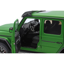 New Almost Real MERCEDES G63 W463 4x4 2023 1:18 Model Car GREEN ALM820821