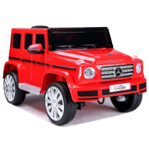 New Mercedes G500 12V Kids Ride-On Car Red