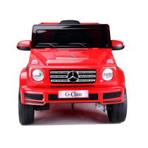 New Mercedes G500 12V Kids Ride-On Car Red