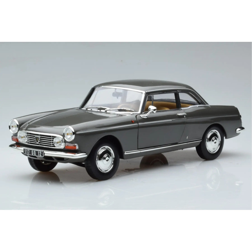 New Norev Peugeot 404 Coupe 1967 1:18 Model Car Grey 184834