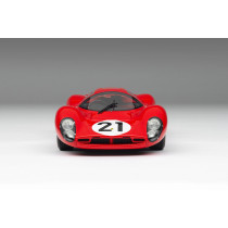 New Amalgam Ferrari 330 P4 21 24h Le Mans 1967 1:18 Model Car Red M5933