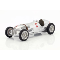 New CMC Mercedes Benz W125 GP Donington 3 1937 1:18 Model Car Silver M115