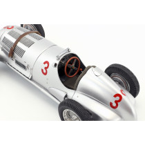 New CMC Mercedes Benz W125 GP Donington 3 1937 1:18 Model Car Silver M115