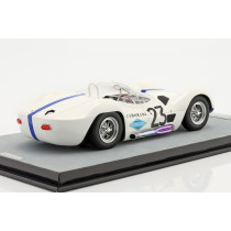 New Tecnomodel Maserati Birdcage Tipo 61 23 1960 1:18 Model Car White TM18-276E