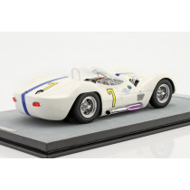 New Tecnomodel Maserati Birdcage Tipo 61 7 1960 1:18 Model Car White TM18-276F