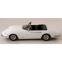 New KK-SCALE FERRARI 365 SPIDER 1966 1:18 Model Car WHITE KKDC180054