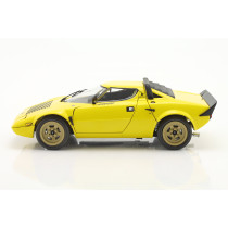 New KYOSHO LANCIA STRATOS HF 1975 1:18 Model Car YELLOW 08130Y