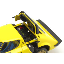 New KYOSHO LANCIA STRATOS HF 1975 1:18 Model Car YELLOW 08130Y