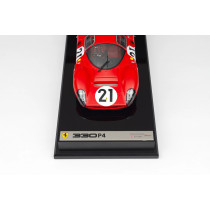 New Amalgam Ferrari 330 P4 21 24h Le Mans 1967 1:18 Model Car Red M5933