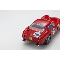 New KYOSHO FERRARI 250 GTO NART N18 3h 1963 1:18 Model Car RED 08438F