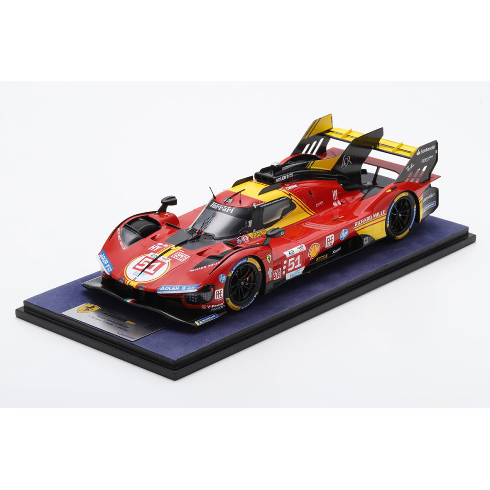 New Looksmart FERRARI 499P 3.0L V6 N51 2024 1:18 Model Car RED LS18LM049