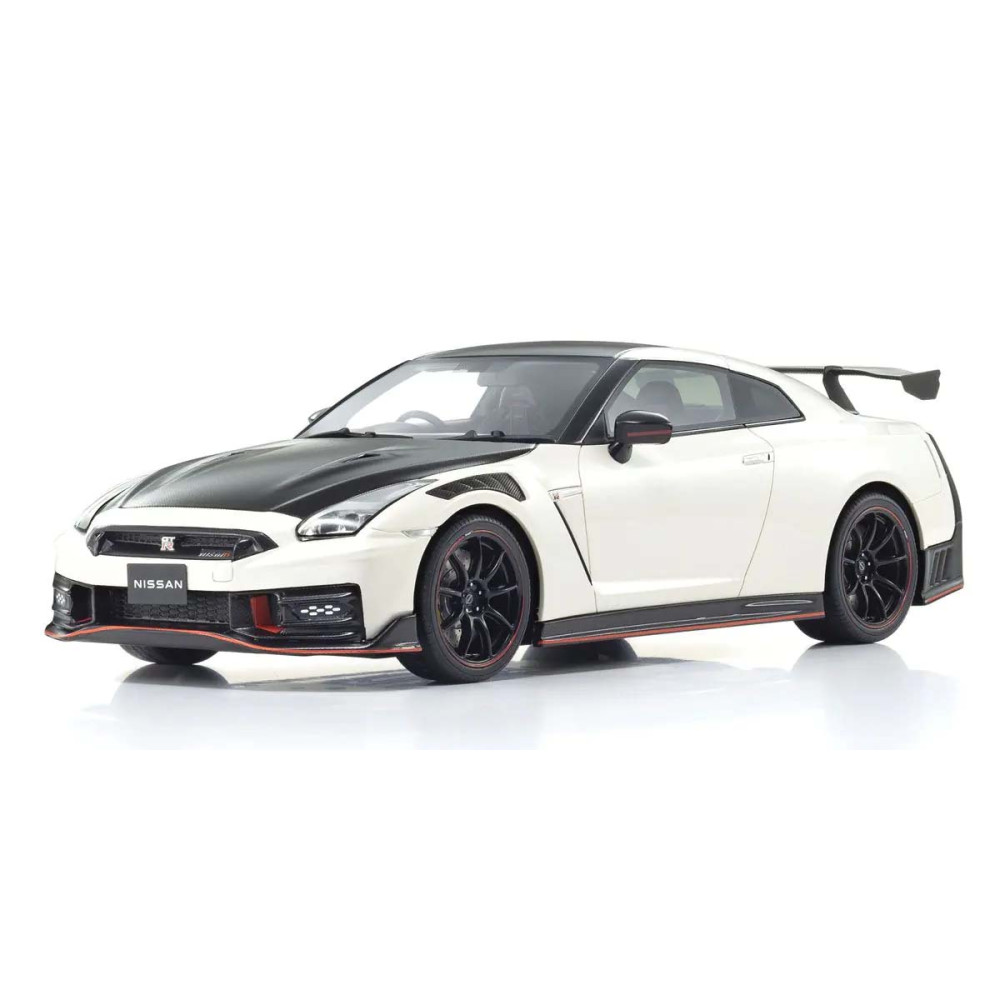New KYOSHO NISSAN GT-R NISMO 2024 1:18 Model Car WHITE KSR18061W