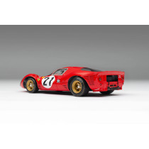 New Amalgam Ferrari 330 P4 21 24h Le Mans 1967 1:18 Model Car Red M5933