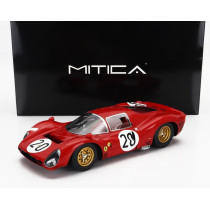 New MITICA FERRARI 330 P3 4.0L V12 N20 24h 1966 1:18 Model Car RED 101020