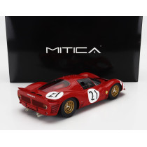 New MITICA FERRARI 330 P3 4.0L V12 N21 24h 1966 1:18 Model Car RED 101021